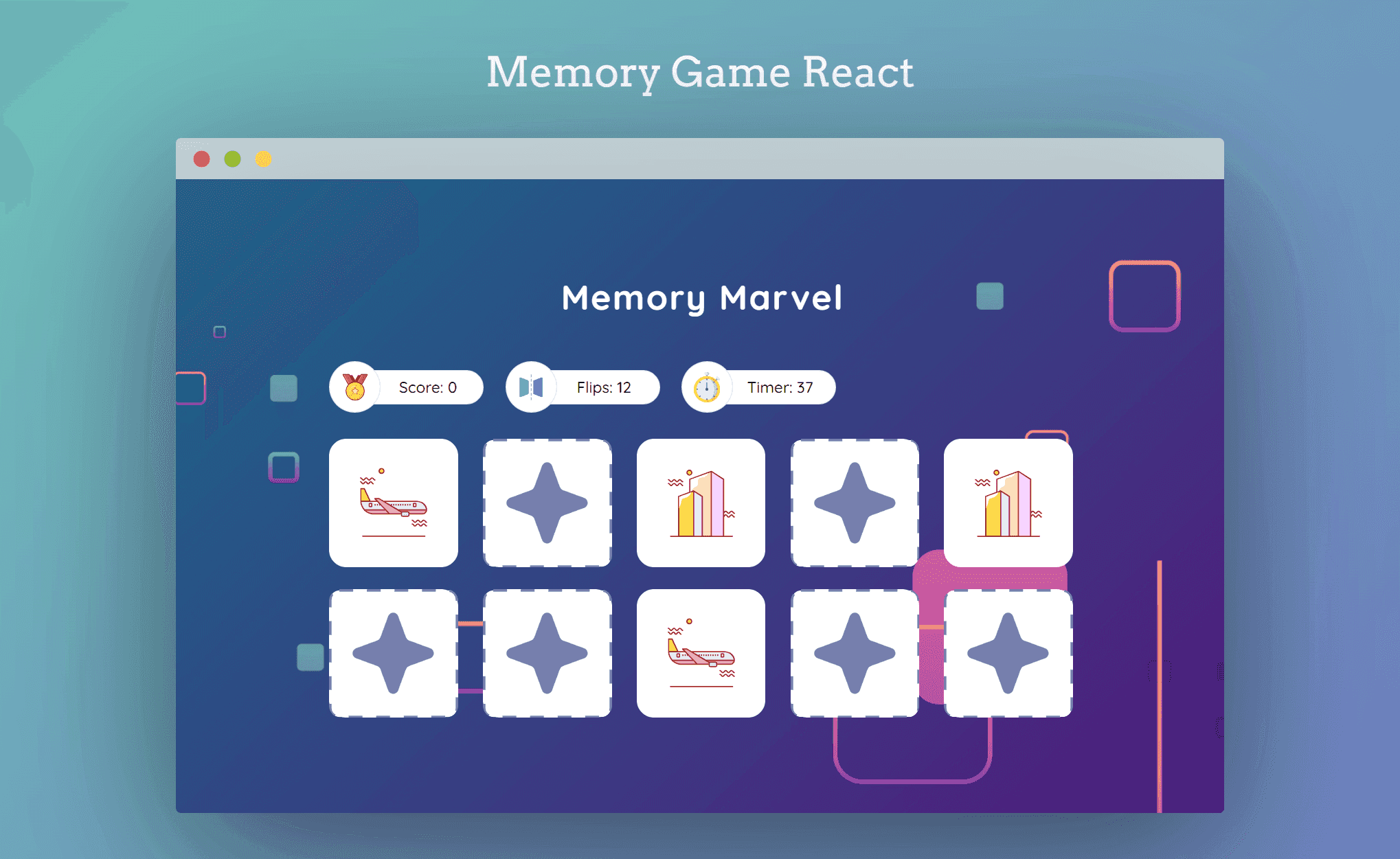GitHub - MartinPrivoznik/online-memory-game-using-signalR: Multiplayer memory  game for 2 players with React/Redux client and C# server