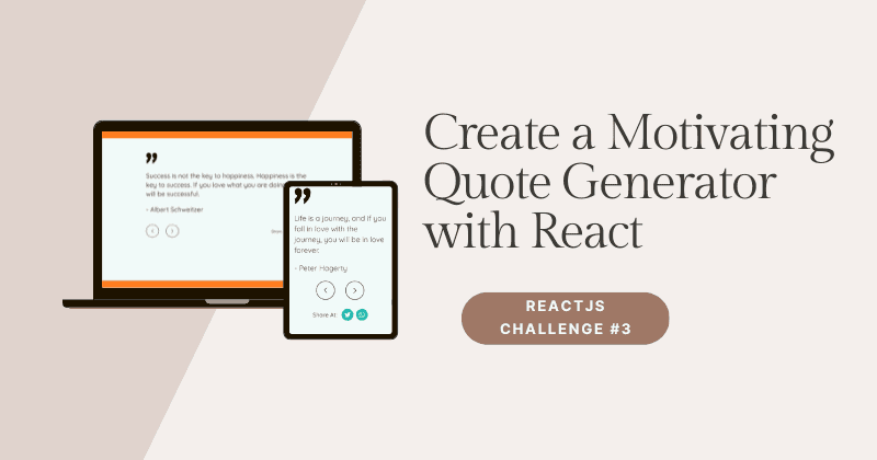 reactjs challenge 3 random quote generator