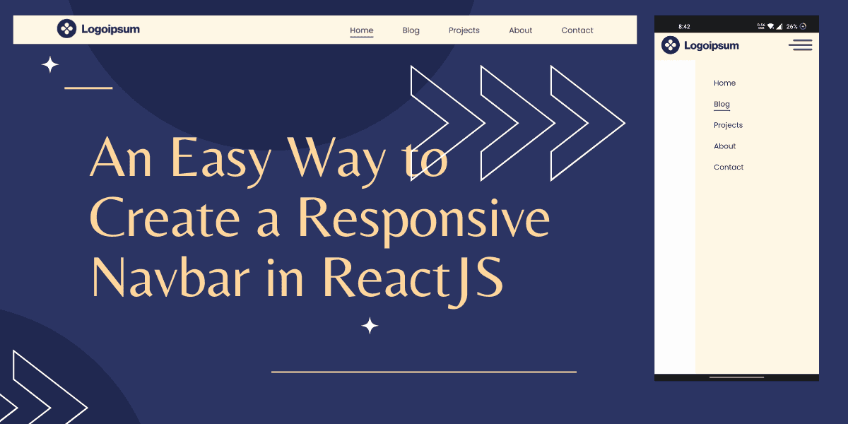 reactjs responsive navbar